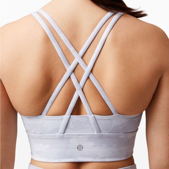 lululemon athletica Other - Lululemon Energy Bra Long Line Medium Support, B-D Cup - White Camo